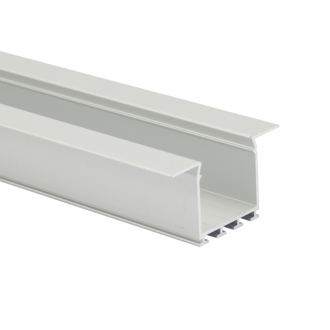 Recessed Aluminum Led Profile with PC diffuser for gypsum wall drywall