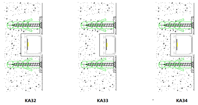 Recessed Aluminum Led Profile with PC diffuser for gypsum wall drywall