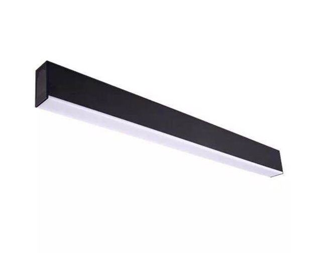W50*H35 Surface mounted Black Led Aluminum profile with Black PC Cover