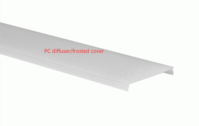 W50*H35mm Recessed Aluminum LED Profile with PC diffuser for linear light