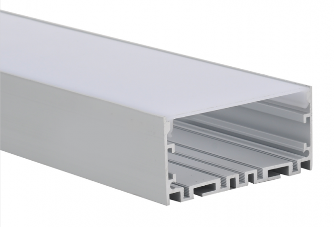 W75*H35 Suspended linear lighting LED Strip Aluminium Profile with PC ...