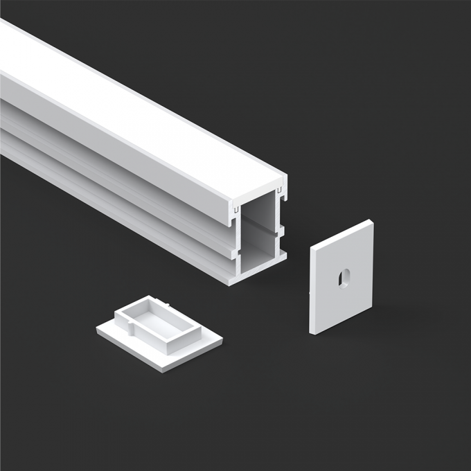 6063 T5 Aluminum Alloy LED Strip Aluminium Profile for 2m Recessed ...