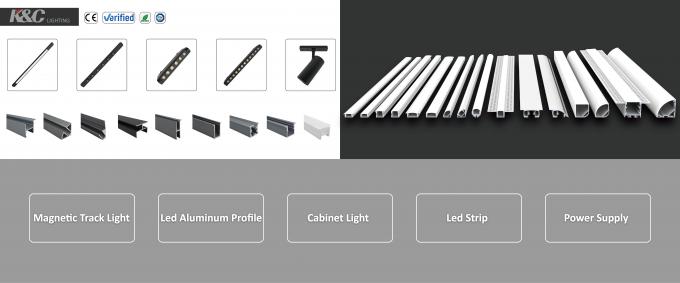 6063 T5 Aluminum Alloy LED Strip Aluminium Profile with Sandblasting ...