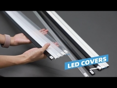 Led Aluminum Profile For Led Strip Bar Housing For Rigid Bar Light With Cover End Caps Clips Cabinet