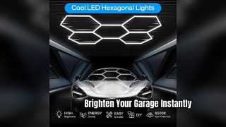 Upgrade Your Garage with Hexagon LED Workshop Lighting