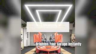 340W LED Hexagon Lights Modular Garage Lighting System