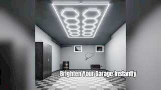 Ultimate Hexagon LED Garage Lighting System