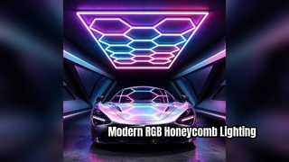 14 Hexagon RGB LED Light Upgrade Your Space Instantly