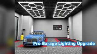 Ultimate 624W Hexagon LED Garage Lighting System