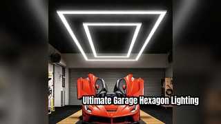 Upgrade Your Garage with 340W Hexagon LED Lighting