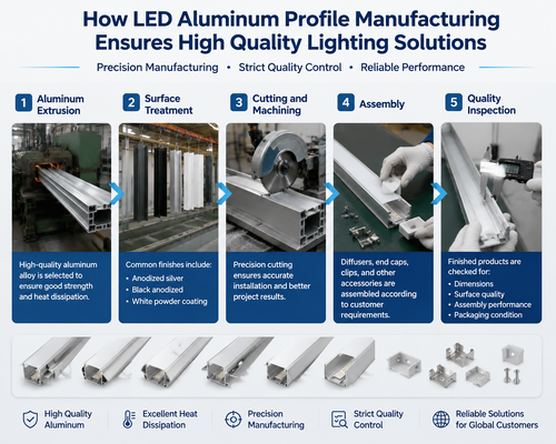 Latest company blogs about How LED Aluminum Profile Manufacturing Ensures High Quality Lighting Solutions