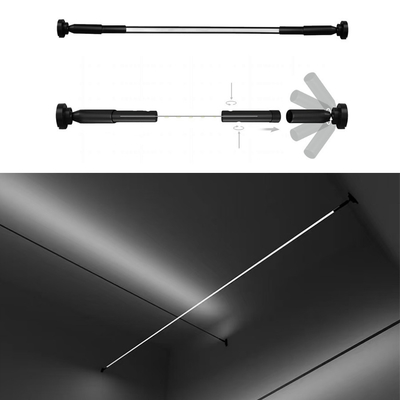 Suspended LED Skyline Linear Light Black White Wall Washer Stainless Steel 2835 COB LED Strip Profile