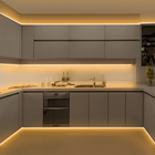 LED Strip Aluminium Profile Lights Cabinet Lamp Recessed Surface Corner Mounted Aluminium Extrusion Housing Channel