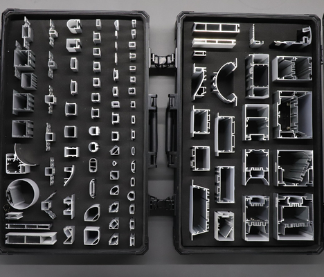 LED Aluminium Extrusion Profiles Accessories Profil Sample Box Channel Extruded PC Lens Diffuser For Led Strip Light