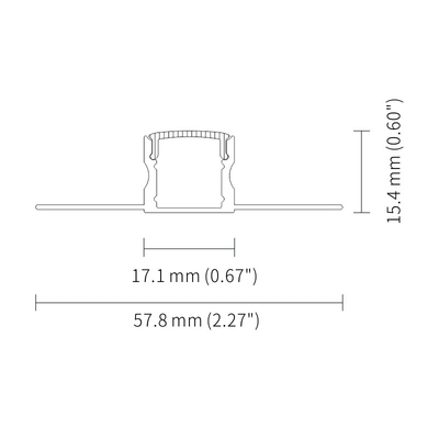 Led Profile For Ceiling Light Bar Lighting Black Strips Channel Recessed Drywall Plaster Gypsum3 T5 Aluminum