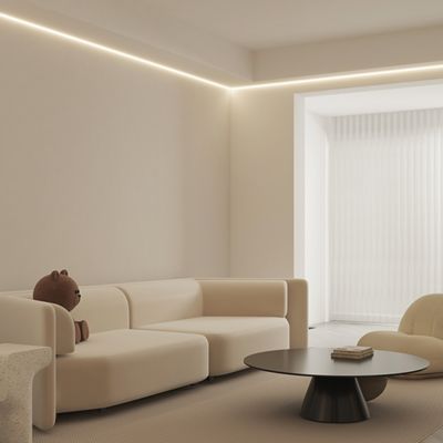 Good price ROHS Length 2.5m Aluminum Led Lighting Profiles Sandblasting Recessed online