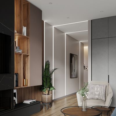 Good price Gypsum Wall PC PMMA Led Aluminum Channel H12.5mm Led Light Strip Profile online