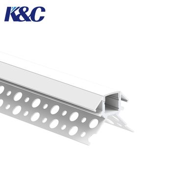 Good price 6063 T5 Aluminum LED Extrusion Channel W42.0 × H32.0mm with Sandblasting Oxidation and ROHS Certified online