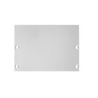 Led aluminum channel with PC diffuser 75*95mm for Up And Down Lighting LED Profile