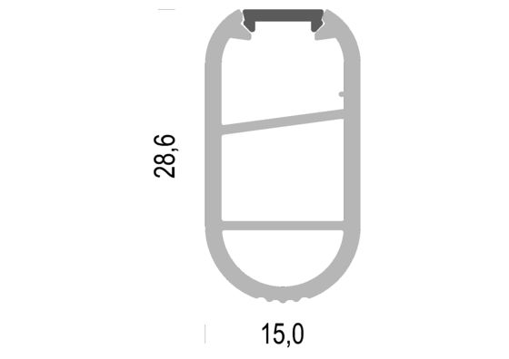 Led Strip Aluminium Profile Cabinet LED Wardrobe Mounted Channel aluminium led profile