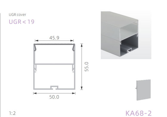 IP20/44 Pendent 30mm Led Strip Mounting Channel