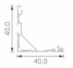 40x40mm 45D Aluminium Extrusion Corner Profiles