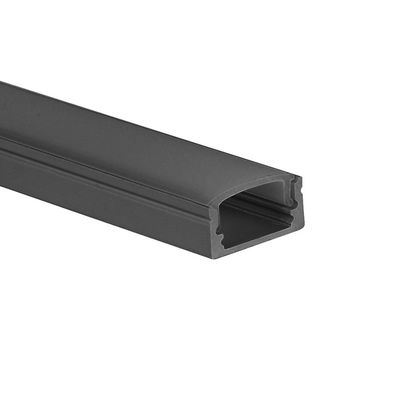 W50*H35 Surface mounted Black Led Aluminum profile with Black PC Cover LED Strip extrusion profile