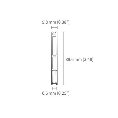 Led aluminum profile for Linear Pendant Lighting Aluminum Extrusion