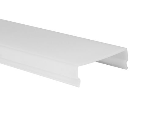 PMMA Diffuser 89*50mm 6063 Recessed Aluminum Led Extrusion