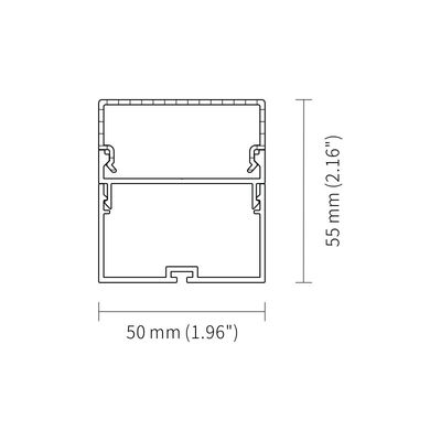 Led strip aluminium profile Driver In LED Aluminium Profile for driver in