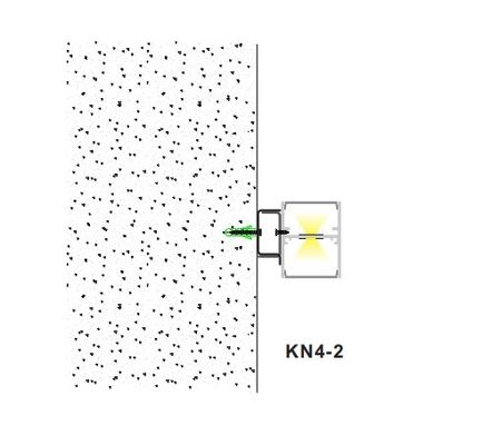 ROHS 6063 T5 Up Down Led Aluminium Profile W27.3mm H35mm For Linear