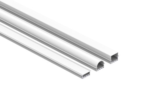 PC Diffuser Ip45 Recessed Led Aluminum Channel 6063 T5 For Linear Lighting