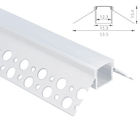 W53.5mm Gypsum Wall LED Plasterboard Profile IP45 Recessed Led Light Profile