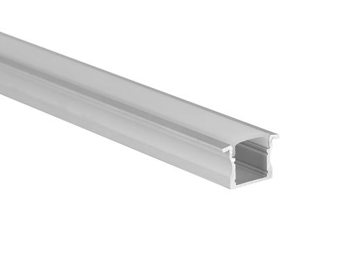 PMMA Decorative Recessed Aluminum LED Profile W16.9mm Sandblasting