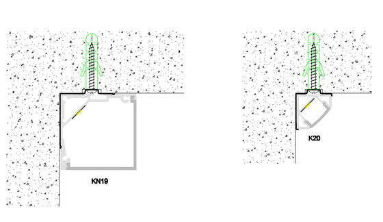 Anti Glare Led Channel Profile T5 6063 Hoisting Recessed Aluminum LED Profile