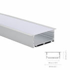Anodized Magnetic Aluminium Led Profile IP45 With PC Frosted Cover