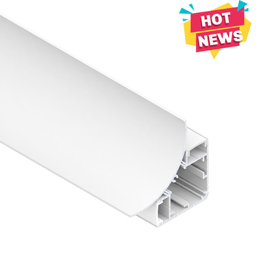 Up And Down Lighting 75*95mm Aluminium Edge Profile 6063 Alloy Profile