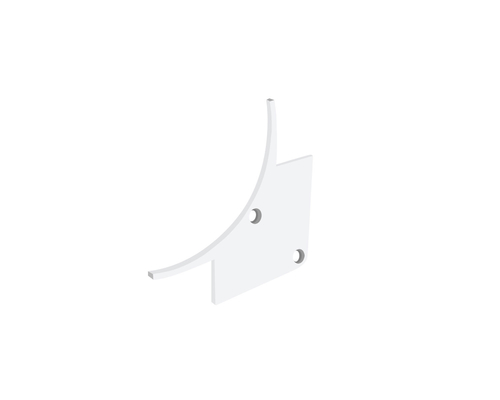 Up And Down Lighting 75*95mm Aluminium Edge Profile 6063 Alloy Profile