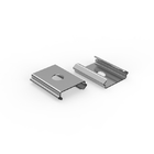 6063 T5 LED Strip Aluminium Profile Sandblasting Square Shape