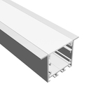 OEM LED Aluminum Profile For Commercial Up And Down Lighting with PC diffuser