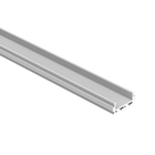 Silver Surface IP20 LED Strip Aluminium Profile Mounting Black Diffuse