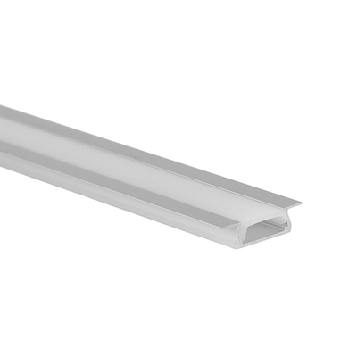 Grade 6000 Series Recessed Aluminum LED Profile Sandblasting 6063 T5