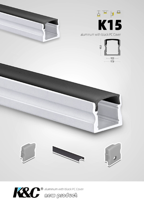 Alloy 6063 T5 LED Strip Aluminium Profile