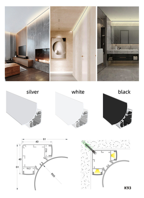 2.5m LED Strip Aluminium Profile