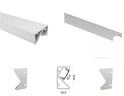 Recessed Aluminium Led Profile Wall Corner Stair For Led Shrip Lingt Extrusion
