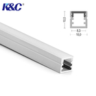 10*10mm LED Strip Aluminium Profile With PMMA PC Diffuser Cover