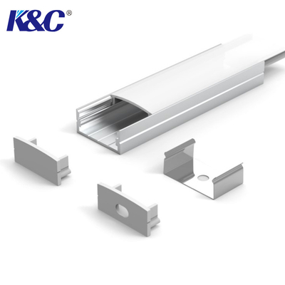 Led Profile Aluminium Extrusion Channel 6063 T5 Alloy Anodized PMMA