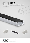 Extrusion Housing 6063 Aluminium Led Strip Channel With Pc Pmma Cover Endcaps Clip