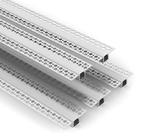 Anodize / Coating Aluminum Led Strip Light Profile Flush Mounted Plasterboard