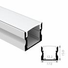 Alloy 6063 T5 Led Strip Aluminium Profile Extrusion With Pc Diffuser Cover